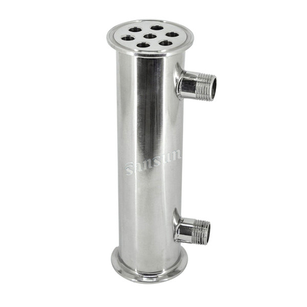 Condensador de tri-clamp de acero inoxidable para elaboración de cerveza casera