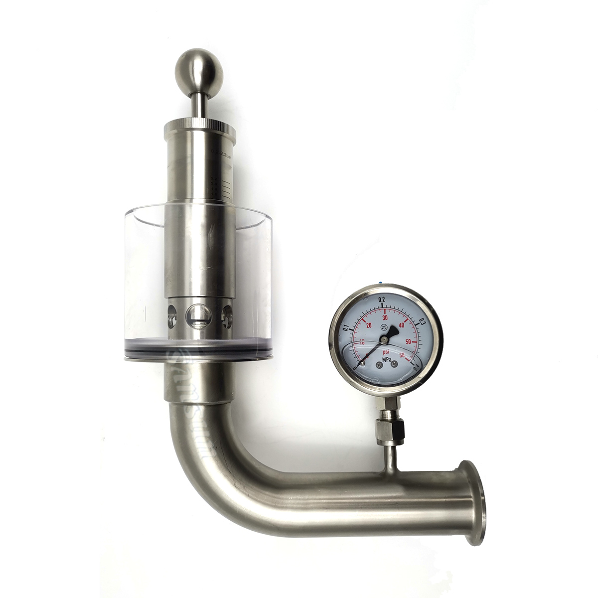 Dispositivo de presión de sunging para fermentación presurizada de cerveza 2 psi a 32 psi