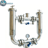 Tamiz de filtro dúplex sanitario de acero inoxidable de calidad alimentaria 316L