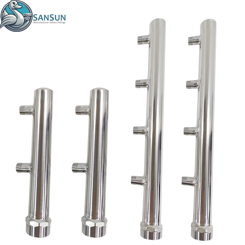 Colector de estante de acero inoxidable de los sistemas de refrigeración líquida 316L del centro de datos