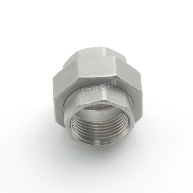 Acero inoxidable casero 304 316 NPT BSP Unión femenina