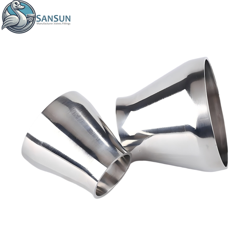 Extremos rectos soldados con autógena del reductor concéntrico del acero inoxidable de las soluciones de refrigeración líquida del centro de datos 316L