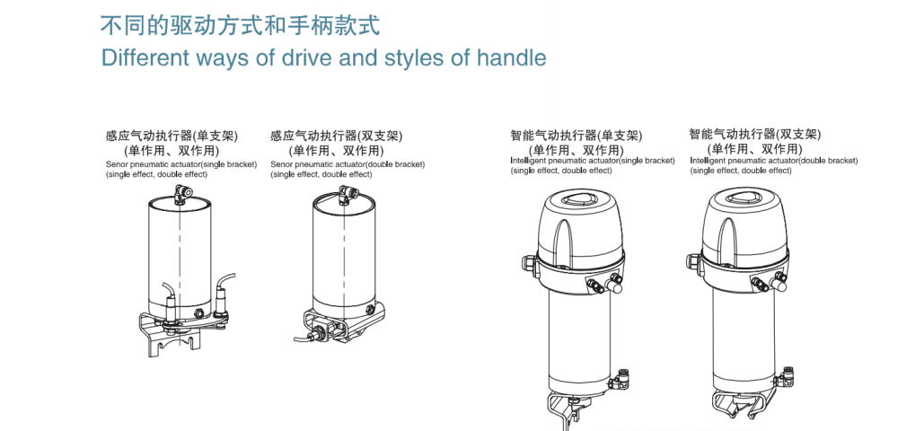 v&aacute;lvula de mariposa de abrazadera con manija de varilla de tracci&oacute;n