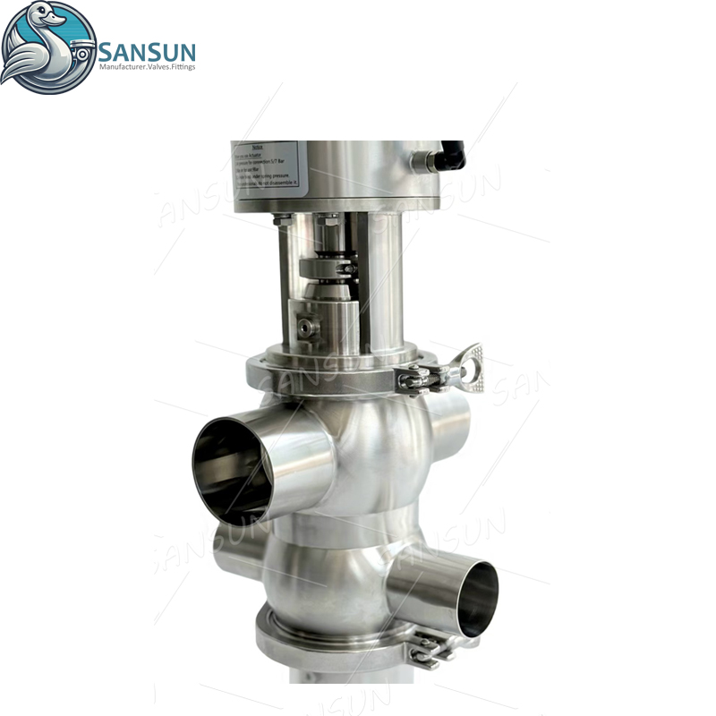 Válvula higiénica única SSV Mixproof de doble asiento