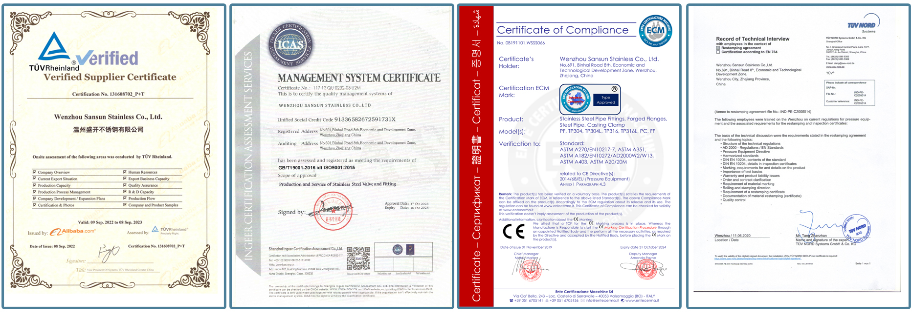 certificates