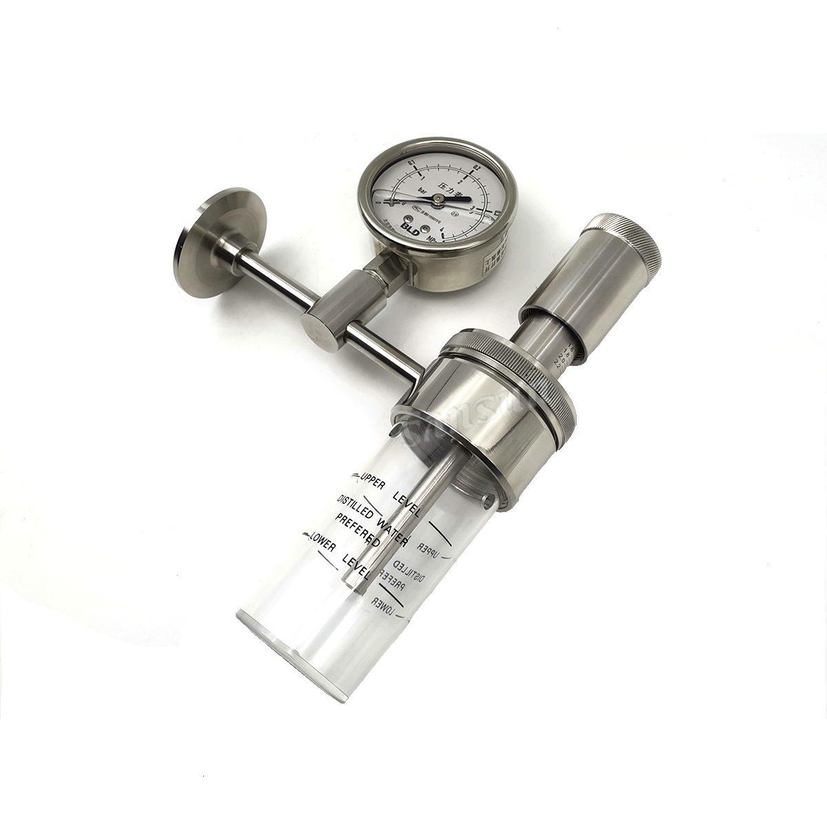 Válvula de ejercicio de 1.5 TC con medidor de presión de diafragma