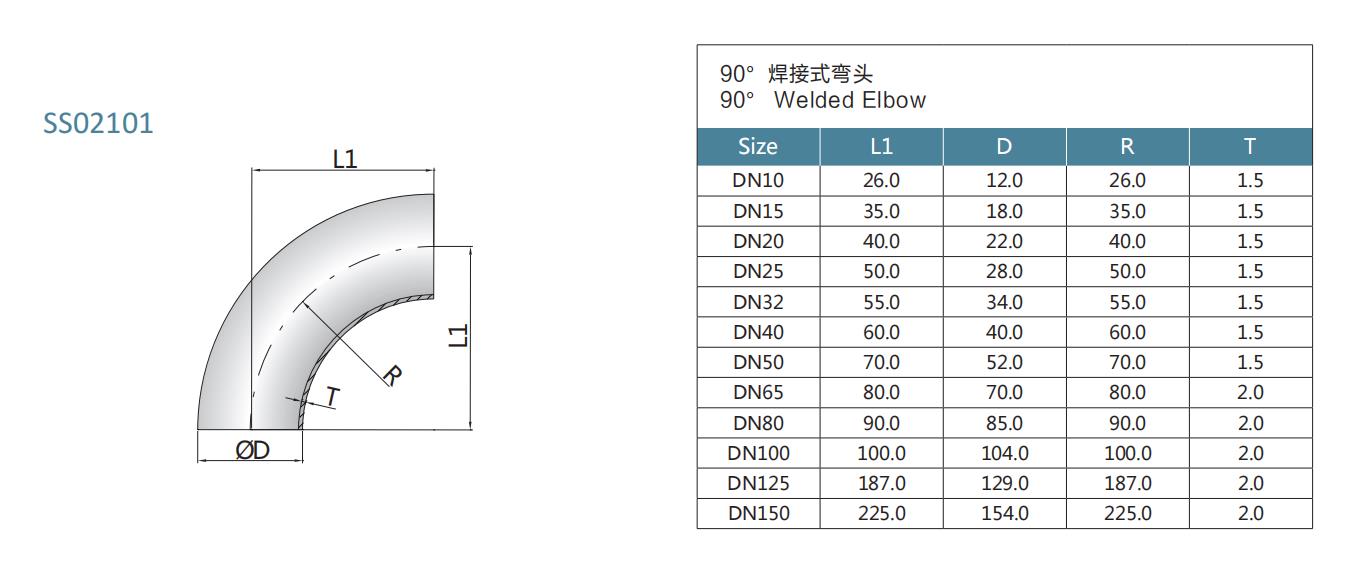 Dibujo de Din-Weld-90 grados