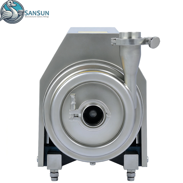 Especificación sanitaria DIN/SMS de la bomba centrífuga de la soldadura/de la abrazadera del acero inoxidable del SUS 304 316L con la presión de agua máxima 0.1Mpa