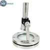 Mirilla con bridas de acero inoxidable 316L con luz recargable integrada