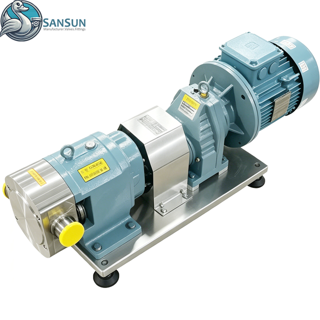 Bomba Lobular Rotativa Sanitaria Acero Inoxidable 316L