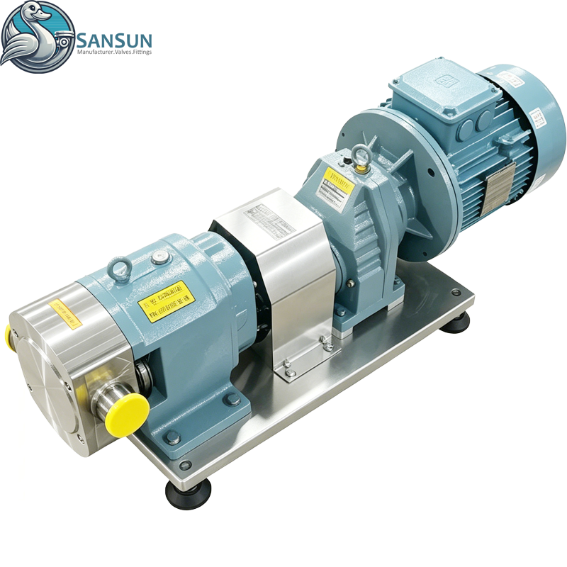 Bomba lobular rotativa higiénica de acero inoxidable 316L