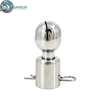 Bola de limpieza giratoria tipo pasador sanitario, bola de pulverización CIP para tanque de acero inoxidable 304 316L