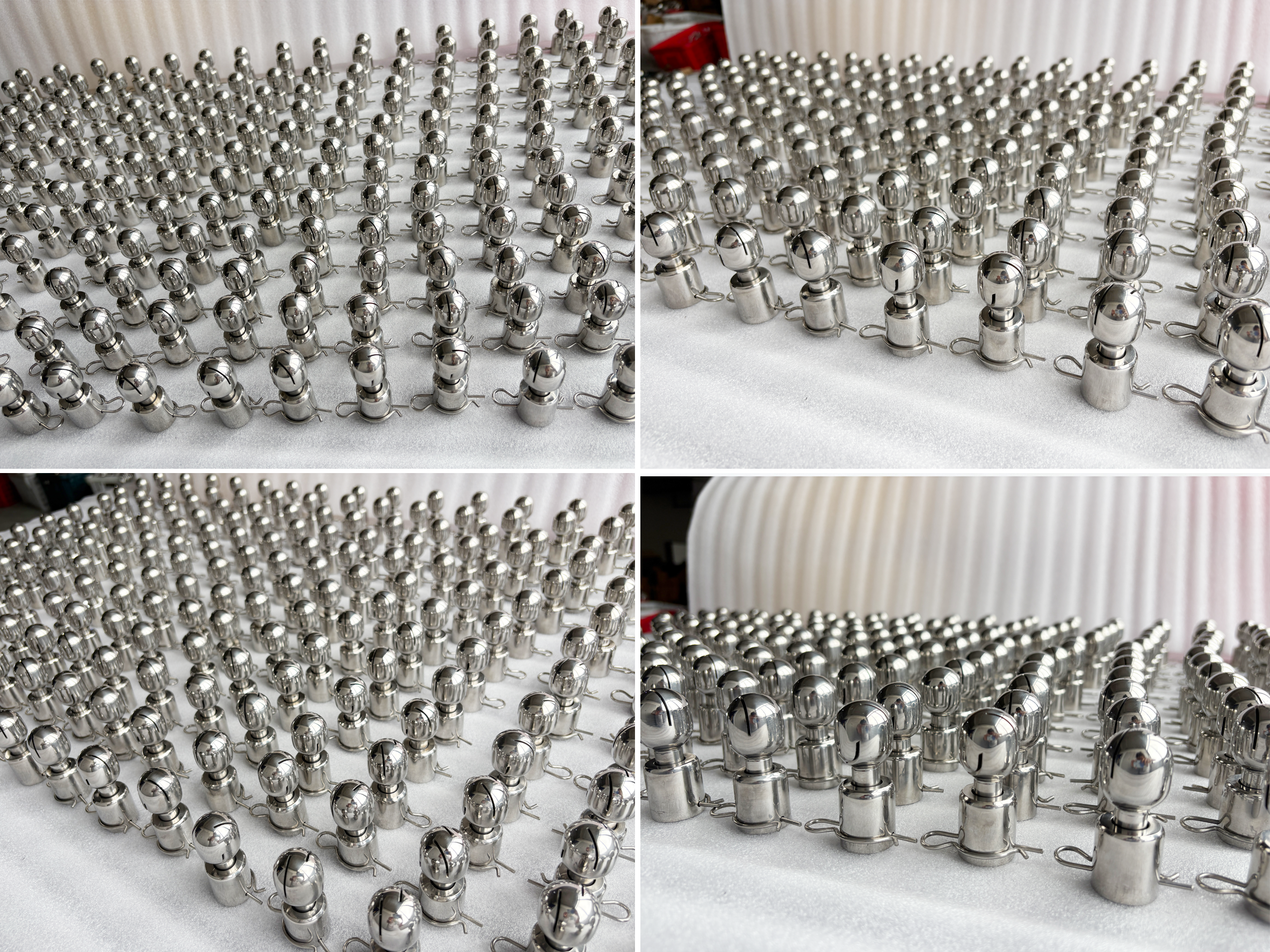 Bola de limpieza giratoria tipo pasador sanitario, bola de pulverizaci&oacute;n CIP para tanque de acero inoxidable 304 316L