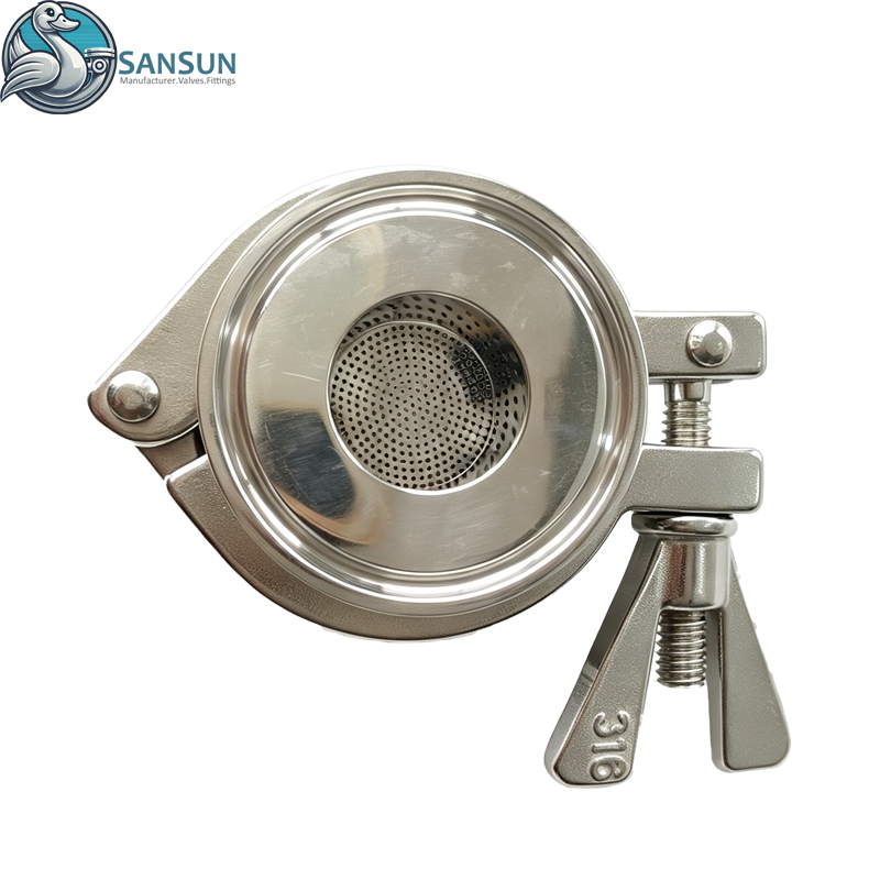 Trampa de vapor termostática de presión equilibrada sanitaria 316L Tri‑Clamp