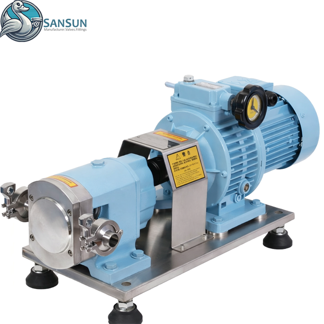 Bomba Lobular Rotativa Acero Inoxidable 316L Higiénica