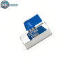 Mini válvula de bola de hilo femenino de acero inoxidable AISI304 AISI316L para tubería CDU de refrigeración líquida de centro de datos AI SANSUN