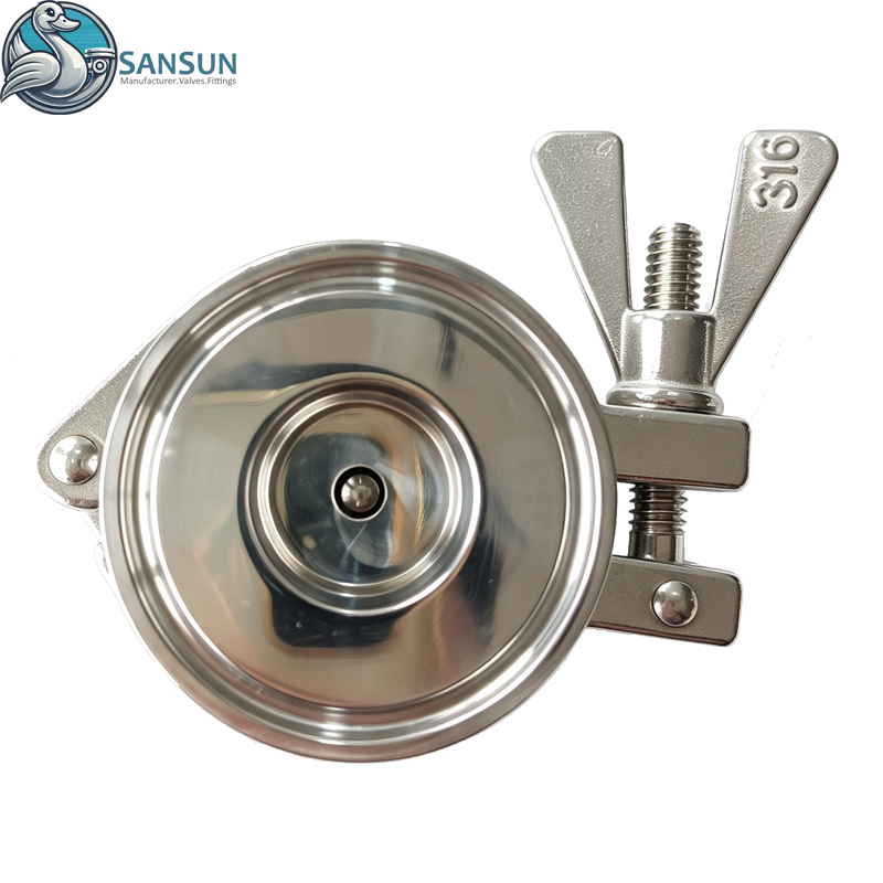 Trampa de vapor termostática de presión equilibrada sanitaria 316L Tri‑Clamp
