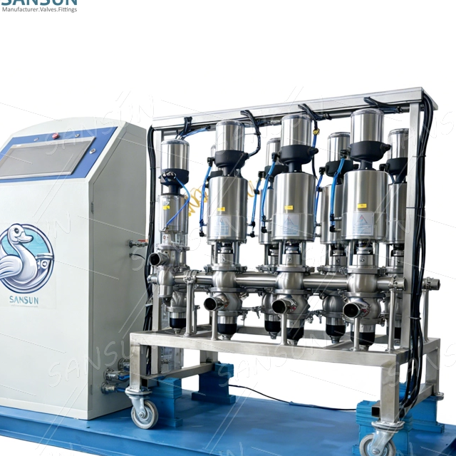 Sanitary Stainless Steel Mixproof Valve Manifold for Food
