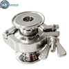 Trampa de vapor termostática de presión equilibrada sanitaria 316L Tri‑Clamp