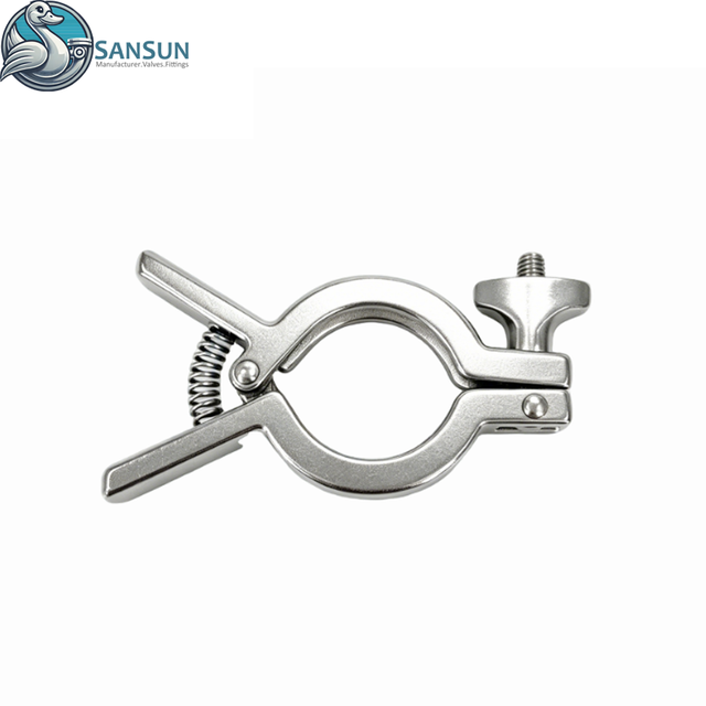Acero inoxidable 13MHHM-Q de la abrazadera del solo Pin sanitario de la categoría alimenticia 304