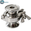 Trampa de vapor termostática de presión equilibrada sanitaria 316L Tri‑Clamp
